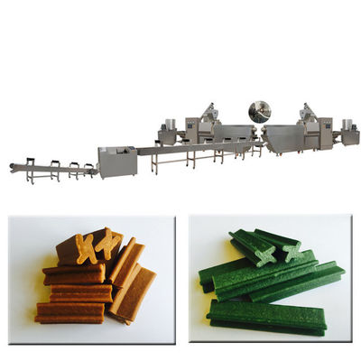 Pet Chewing Machine Gum / Dog Chewing Snack Pet Food Linia produkcyjna