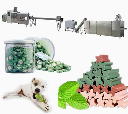 Linia do przetwórstwa karmy dla psów do żucia przekąsek, słodyczy, półwilgotnych pokarmów dla zwierząt