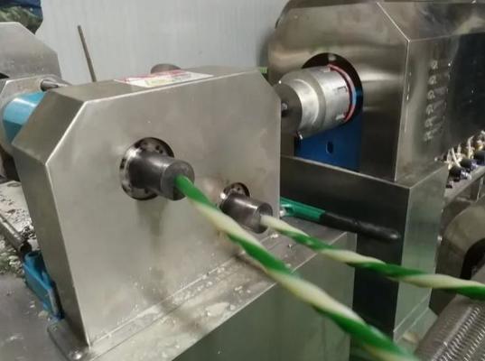 Small Bone Dog Treats Snacks Extruding Line Twist Dental Care Treats Making Machine