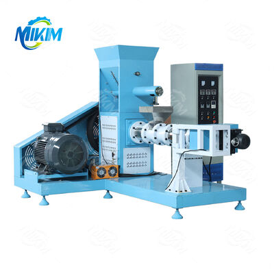 Manufacture of Fish Food Extrusion Production Line Extruded for Fish Feeds Twin Screw Professional Fish Food