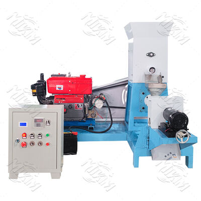 Saves feed and is highly efficient! Diesel-powered floating fish feed extruder machine and fish feed pellet machine – a money-making tool for fish farmers.