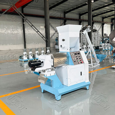 350-400KG/H Small Capacity Pet Food single screw floating fish feed pellet extruder machine Wet Dog Food Fish Feed Manufacturing Machinery