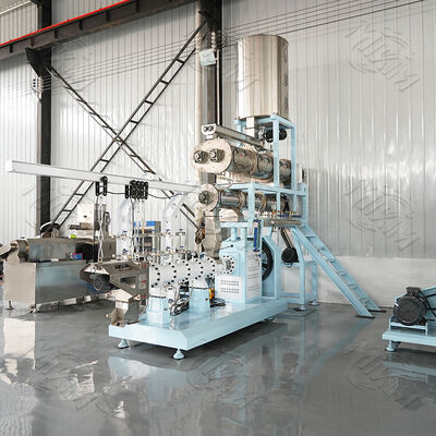 Wysokowydajna dwuślimakowa mokra wytłaczarka dwuślimakowa / ekspander do produkcji pływającej karmy dla ryb i karmy dla zwierząt