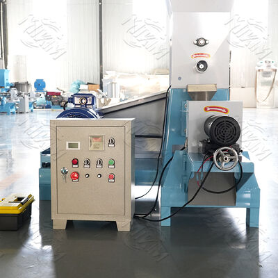 Cena hurtowa 40-200 kg/h Mini ekstruder do paszy dla ryb pływających Maszyna do produkcji granulek paszy dla ryb pływających dla gospodarstw rolnych