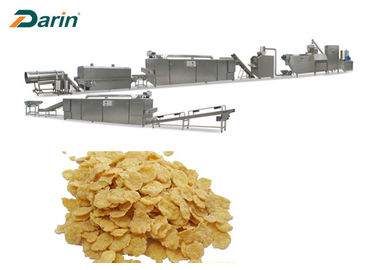 Linia do przetwarzania płatków kukurydzianych CE Przekąska do ciastek śniadaniowych Wyciskanie zbóż Silnik Siemens