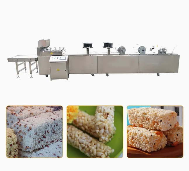 Opatentowana maszyna do produkcji batonów zbożowych SUS304 MK-65, 300~500 kg na godzinę