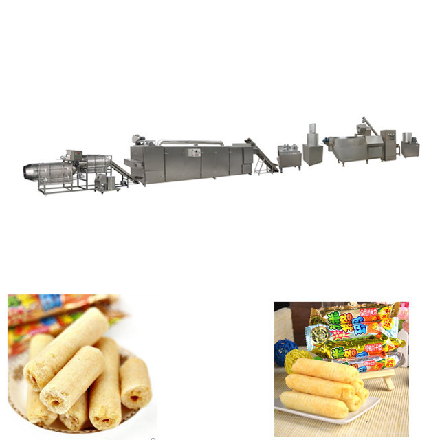 Twin Screw Food Extruder Machine Pierścień cebuli Kukurydza przekąski linii produkcyjnej z CE zatwierdzone