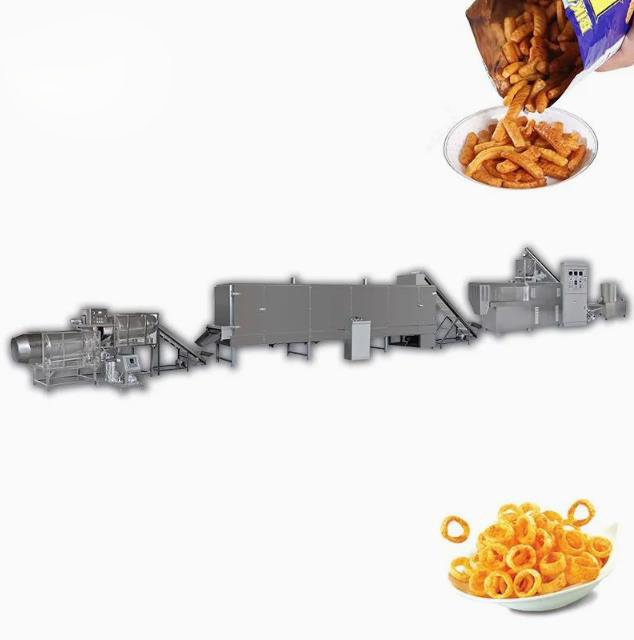 Wersja angielska SUS304 Maszyna do wytłaczania przekąsek Continuou Automatic