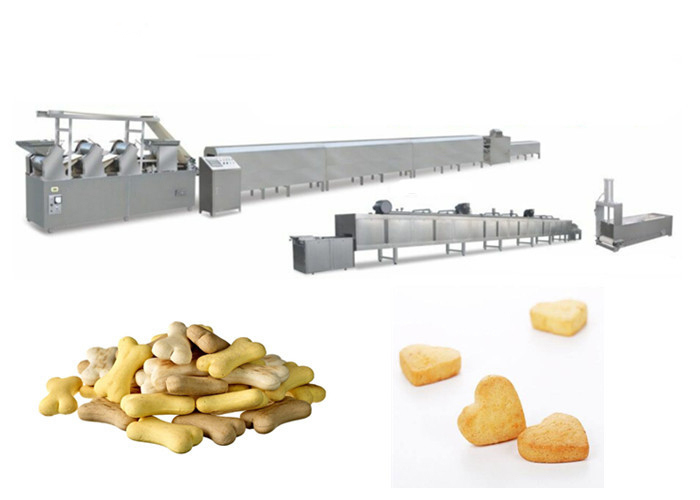 Wysokiej prędkości 1000 kg/8h Maszyna do robienia psiej żywności do robienia ciasteczek dla zwierząt domowych