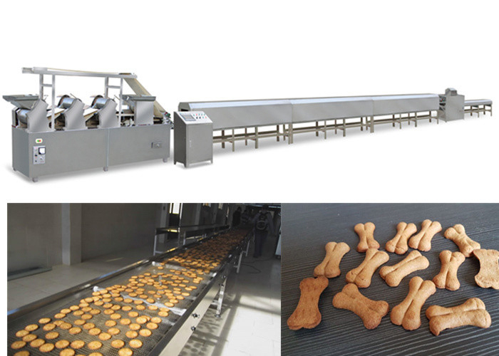 Crunchy Dental Care Dog Food Manufacturing Equipment Make Pet Biscuit