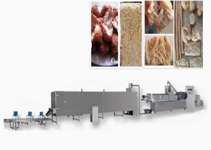 Profesjonalna maszyna do wytłaczania żywności z białek sojowych Stabilna wydajność