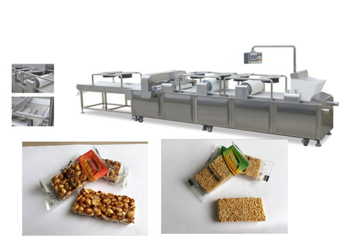 Wysokowydajna maszyna do produkcji batonów zbożowych do cięcia batoników musli, długi czas użytkowania