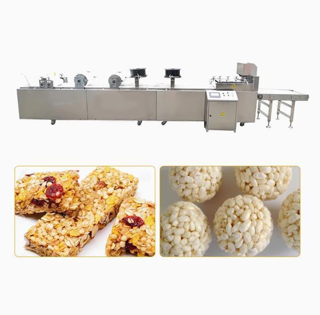 Muesli Cereal Bar Making Machine Granola Maszyna do cięcia prętów z nowym patykiem