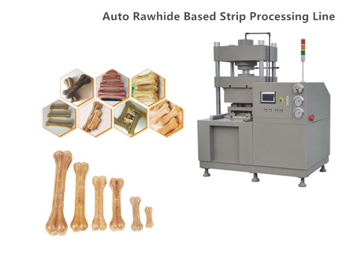 Podwójne formy ze stali nierdzewnej Maszyna do produkcji kości dla psów Przysmaki dentystyczne