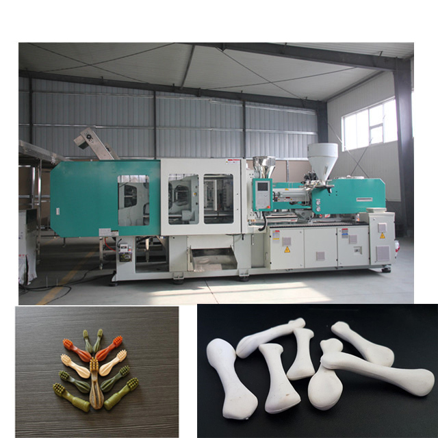 Różne kształty Dog Treats Pet Injection Molding Machine, maszyna do wytłaczania paszy