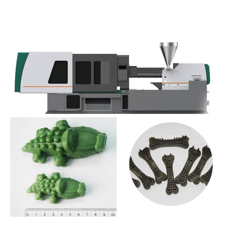 Wysokowydajne urządzenia do przetwórstwa żywności dla zwierząt Traktowanie formowania wtryskowego Produkcja przysmaków dla zwierząt domowych