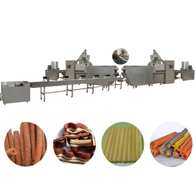 Small Bone Dog Treats Snacks linia do przetwórstwa karmy dla zwierząt domowych, Twist dog food maker machine