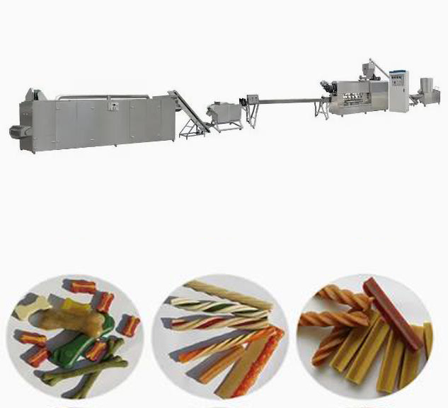 Nowy smakołyk Dental Twist Dog Treats Toy Pet Chews Dog Food Manufacturing Equipment
