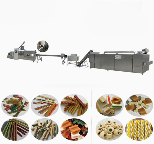 Dental Care Dog Chewing Bones Pet Snack Food Extruder Processing Equipment