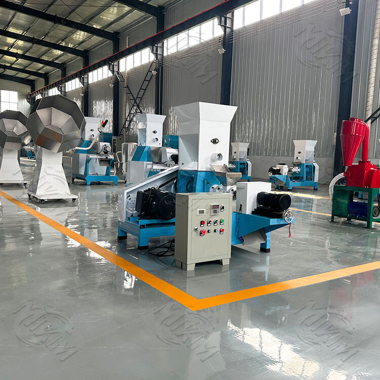 MIKIM Customized Catfish Carp 200-800kg/h Dry Type Fish Feed Extruder floating fish feed pellet production line